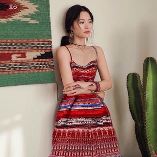ĐẦM MAXI THỔ CẨM DÂY LƯNG (KÈM VIDEO HÌNH THẬT)