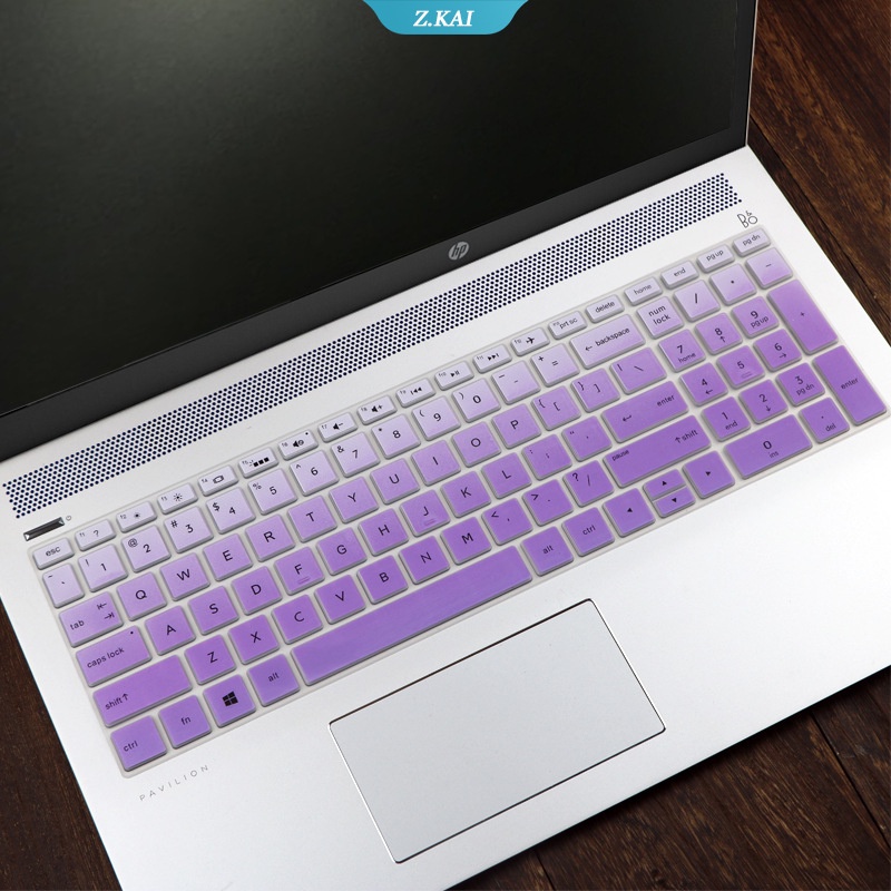 Bộ Bảo Vệ Bàn Phím Laptop Bằng Silicon Chống Bụi Màu Sắc Dành Cho HP Pavilion 15 Series 15-cc707TX 15-cs 15-ck 15-dk 15.6 Inch