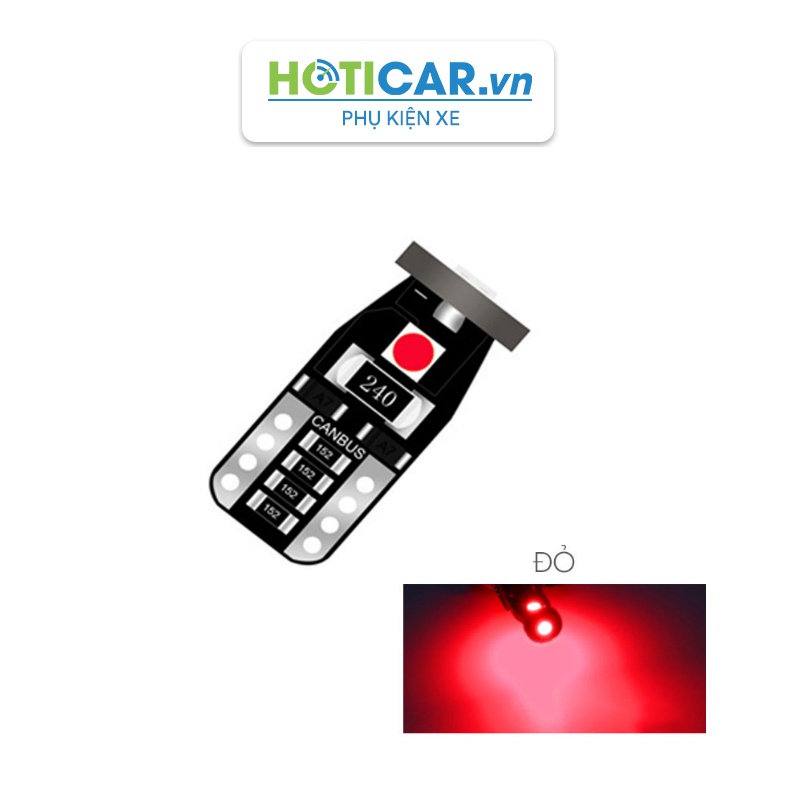 Đèn LED  xi nhan, demi, đọc sách, trần, cốp, đồng hồ taplo chân T10 T103030-3A