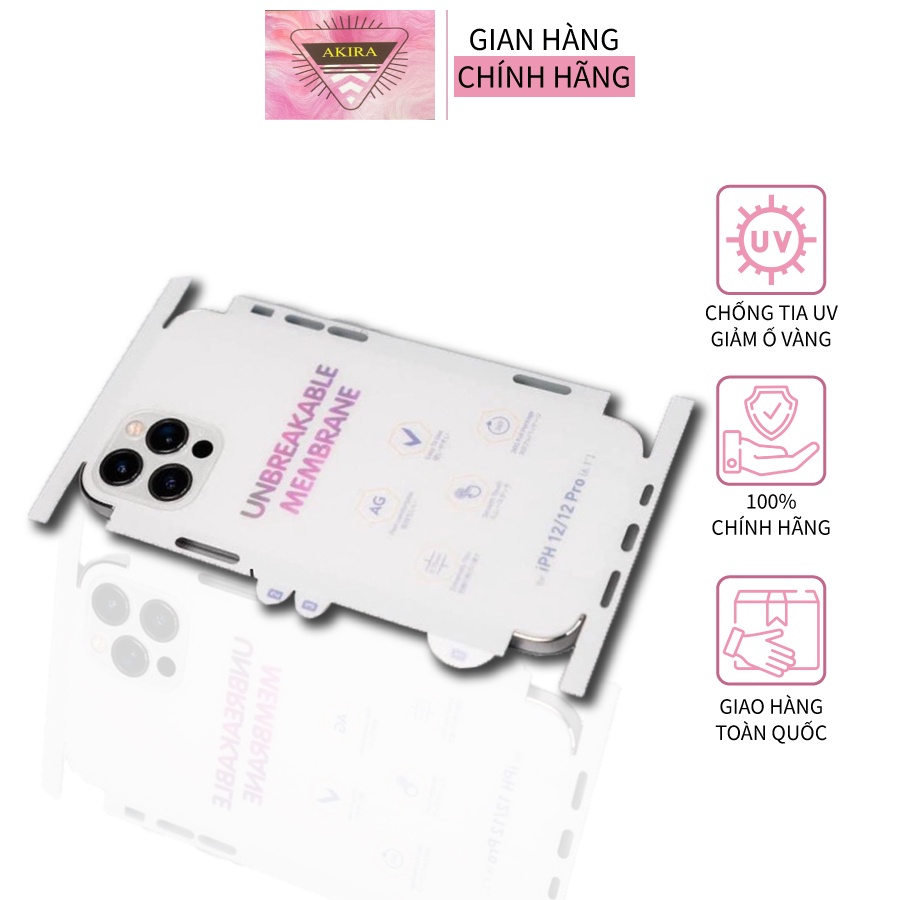 Miếng Dán PPF I Phone AKIRA Cường Lực Trong Suốt 4 Lớp Cho I Phone 7- 13