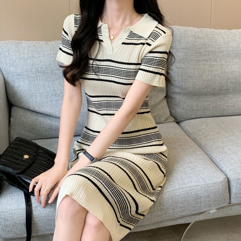 Đầm Thun Polo Ngắn Tay Thời Trang Dành Cho Nữ