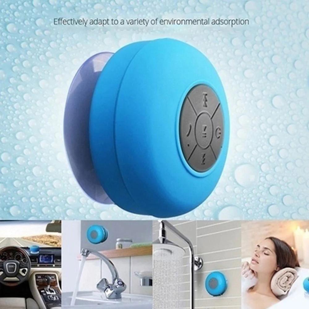 Sẵn sàng chuyển hàng Loa Bluetooth Mini Universa Di động Không thấm nước Loa rảnh tay cho Phòng tắm Phòng tắm Hồ bơi Loa bluetooth xe hơi