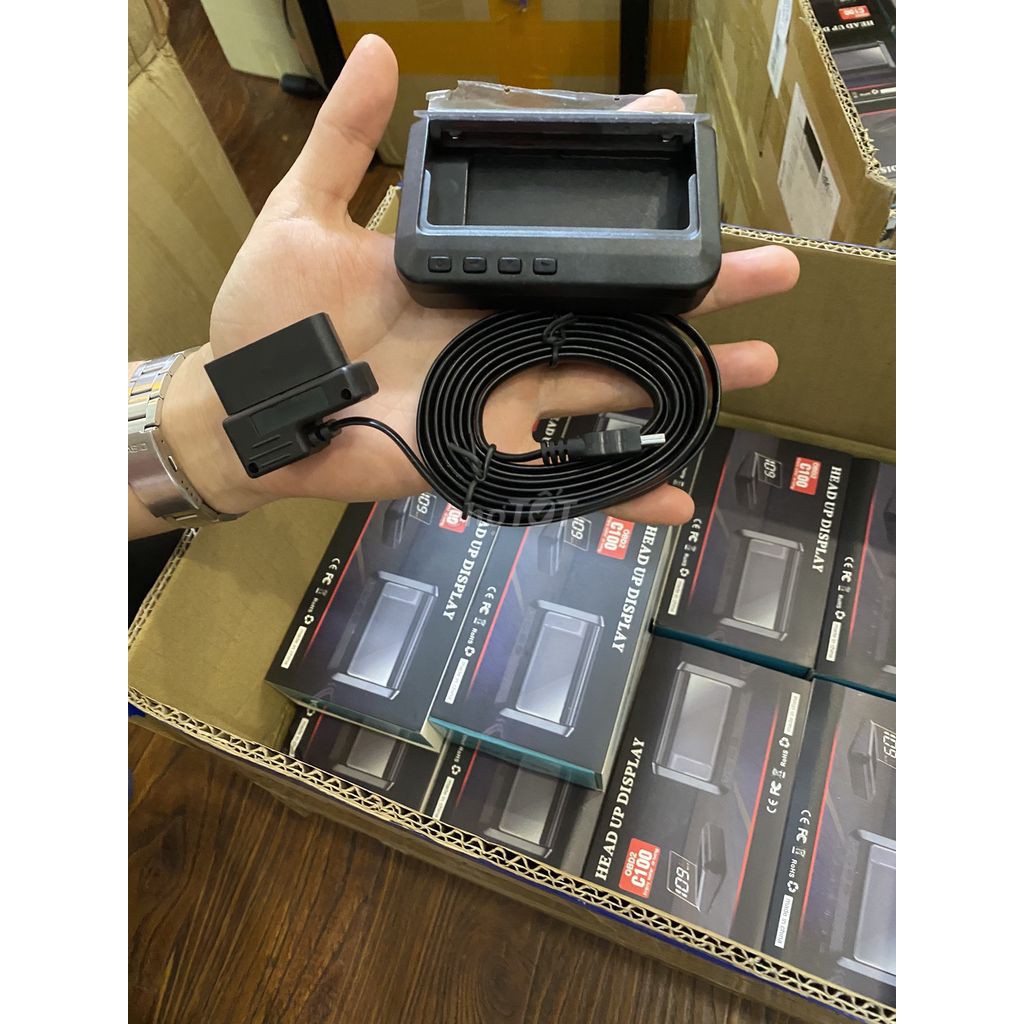 HUD-C100_Cảnh Báo Hệ Thống Máy Chiếu HUD Ô Tô Màn Hình Hiển Thị