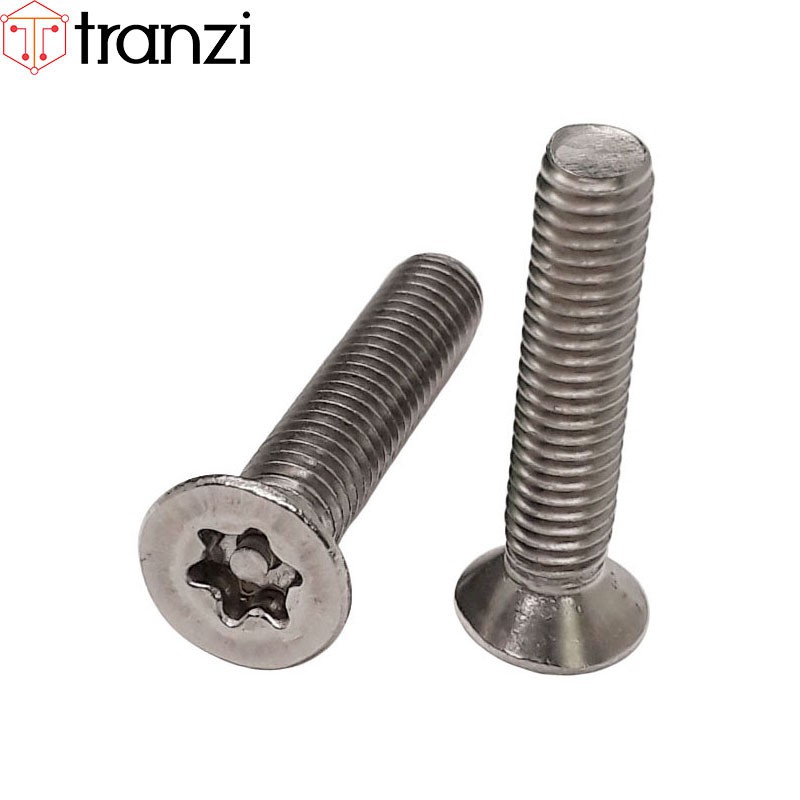 Vít hoa thị 6 cạnh đầu bằng inox 304 có nhân M6x30 - túi 10 cái