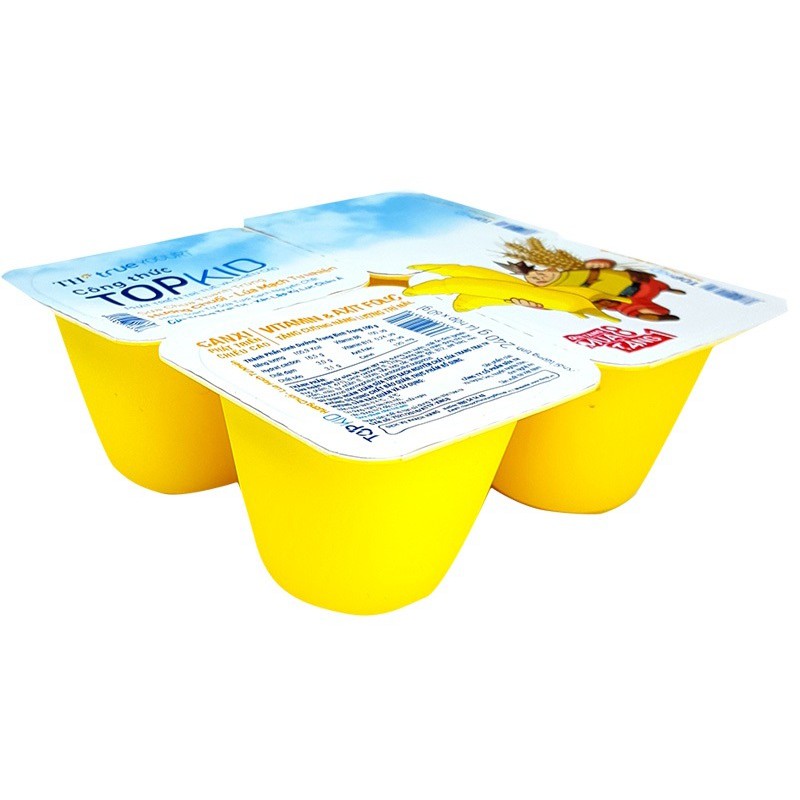 YOGURT công thức TOPKID Hương Chuối – Lúa Mạch Tự Nhiên 60g