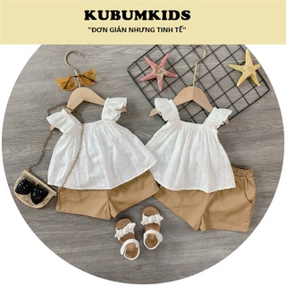 Bộ quần áo, Sét QUẦN THÔ ÁO VẢI BOY, ĐŨI bé gái 9-22KG