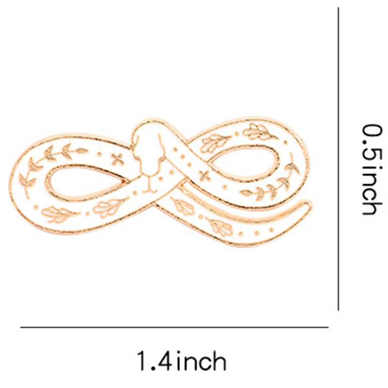 Ghim Cài Áo Hình Rắn Cá Tính