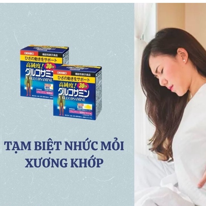 Viên uống bổ sung Glucosamine ORIHIRO Nhật Bản giảm đau xương khớp 360 viên - 900 viên