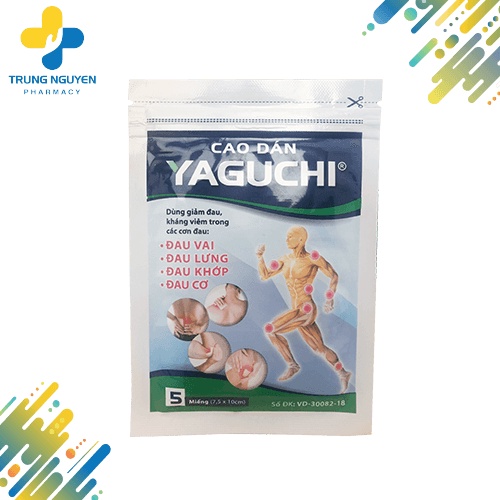 Miếng dán hỗ trợ giảm đau Yaguchi (Gói 5 miếng)