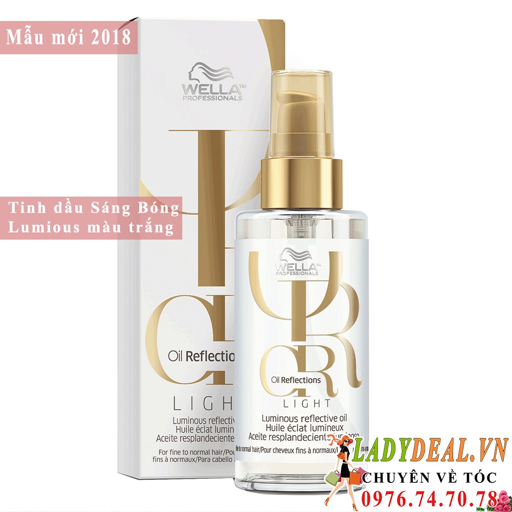 Tinh dầu argan dưỡng tóc Wella Oil Reflections 100ml