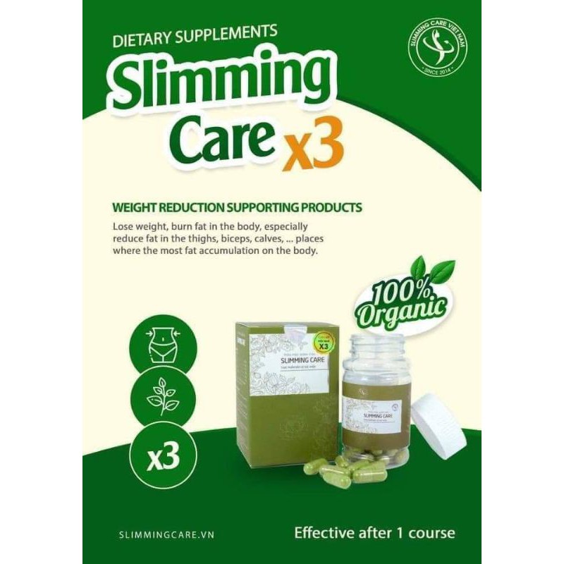 Thảo mộc giảm cân Slimming Care X3 phiên bản mới giảm mạnh [ CHÍNH HÃNG 100%]