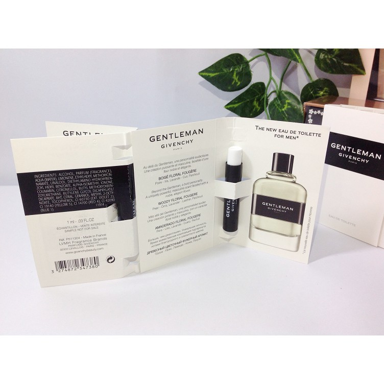 Mẫu thử Nước hoa Vial Nam Givenchy Gentlemen