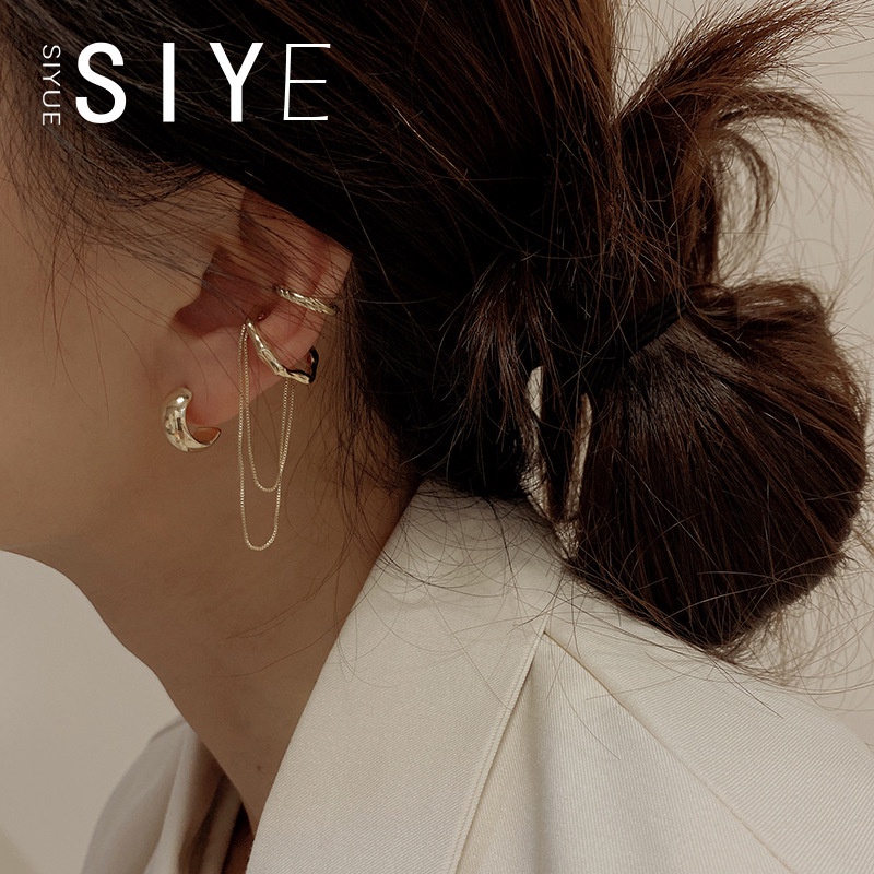 Bông tai kẹp vành tai cao cấp thời trang thu đông 2021 dành cho nữ