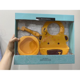 Set ăn dặm Silicon cao cấp Marcus & Marcus cho bé từ 6 tháng