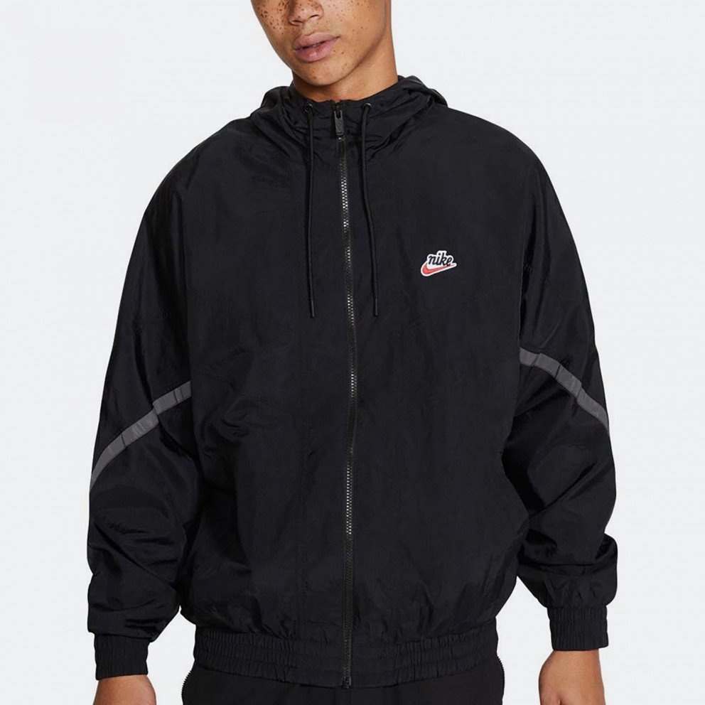 ÁO KHOÁC NIKE HERITAGE WINDRUNNER+ JACKET - ĐEN