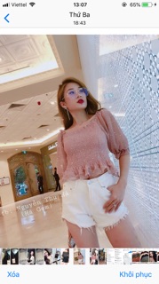 áo trễ vai nhũ hàng qc