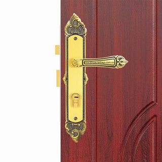 Khóa cửa đi hợp kim mạ đồng việt tiệp 04942