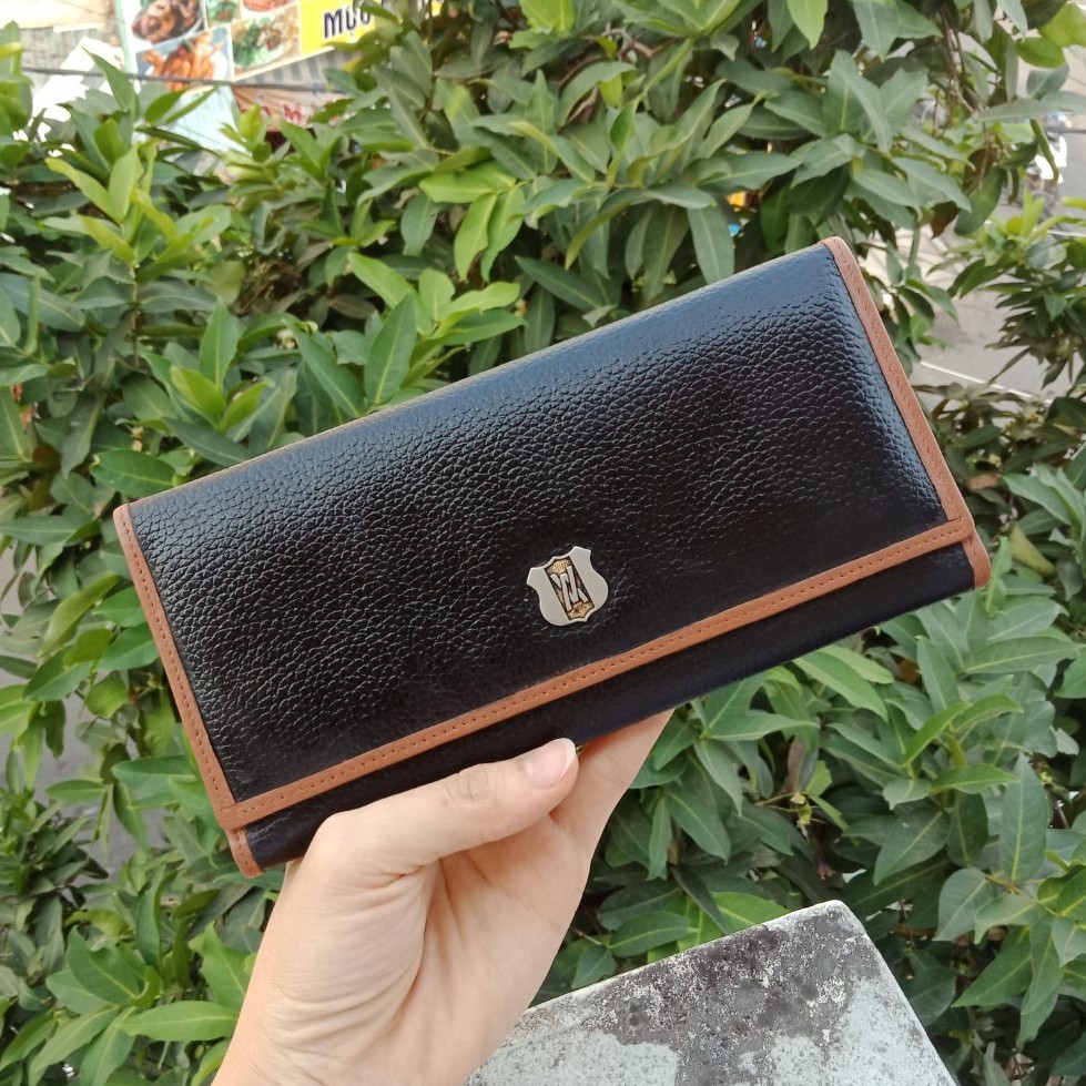 Ví bóp Da thật hiệu Vallauri Second-hand - Đồ Si Bon