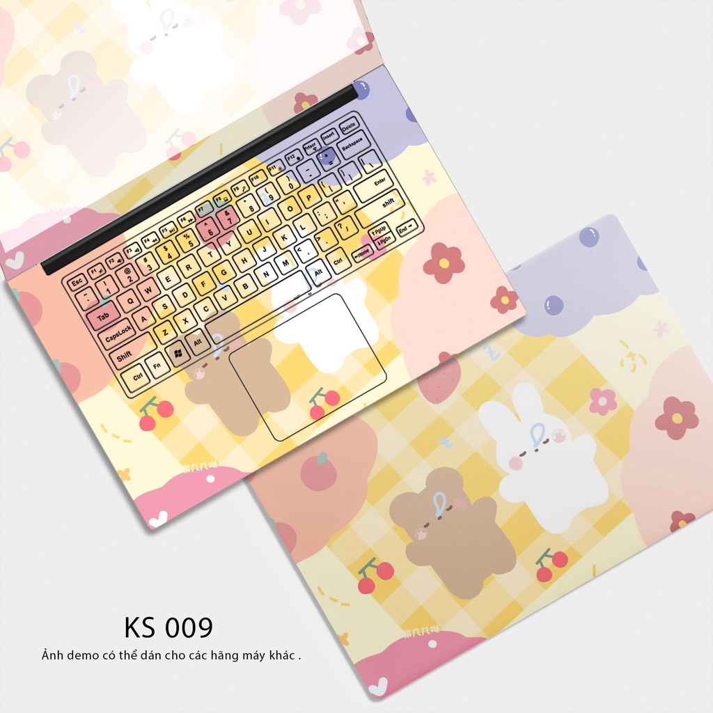 Miếng Dán Skin Laptop Mẫu KS 004 -009