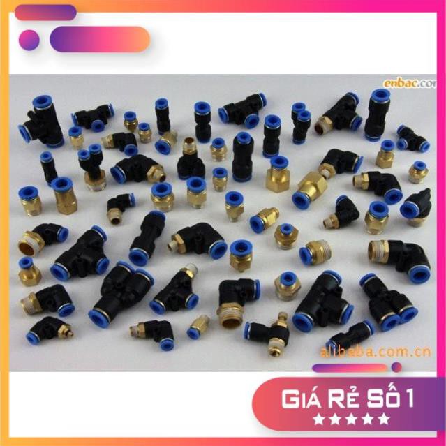 Co nối thẳng ren ngoài khí nén PC AKS