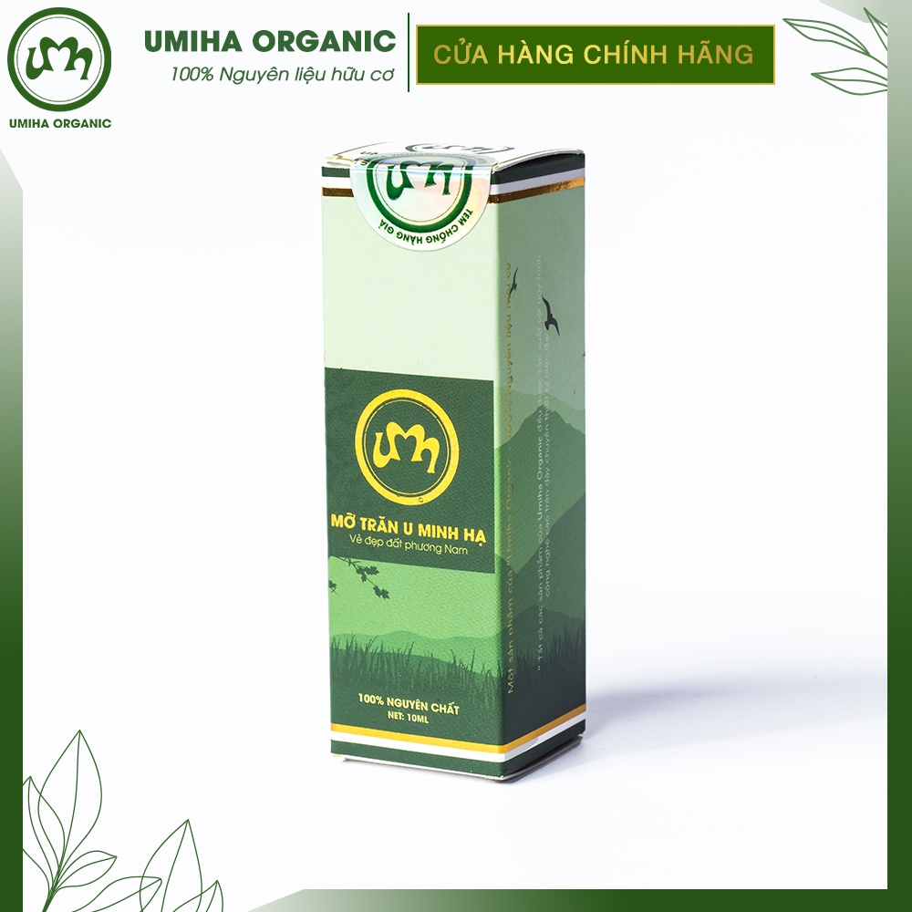 Mỡ trăn U Mịnh Hạ ngăn ngừa mụn ẩn, đầu đen, thâm nám, trứng cá nguyên chất UMIHA ORGANIC 10/30ml