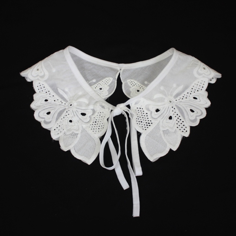 Cổ Áo Sơ Mi Giả Họa Tiết Bướm Thời Trang