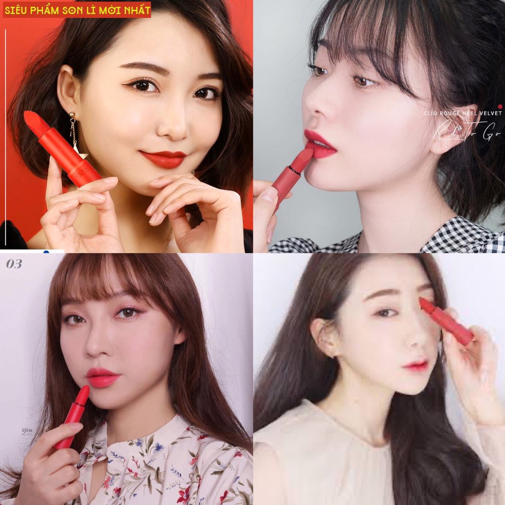 {THANH LÝ} Son Thỏi Lì Clio Rouge Heel Velvet 3.4g | BigBuy360 - bigbuy360.vn