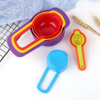 Bộ 6 Cốc Đong Định Lượng Màu Sắc