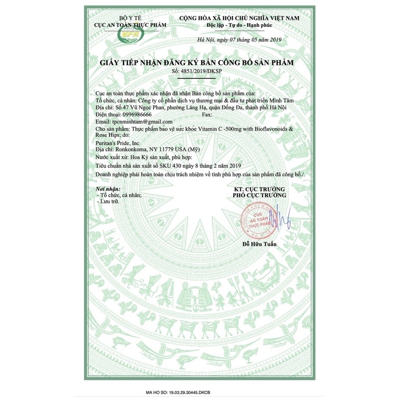 Vitamin C Puritan 500mg lọ 100v