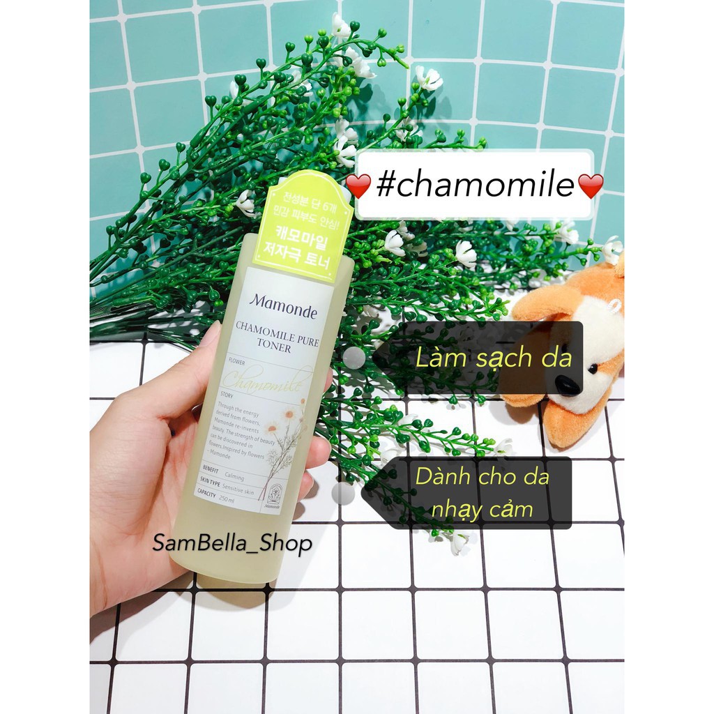 [AUTH-SALE] NƯỚC HOA HỒNG MAMONDE 2018 5 LOẠI