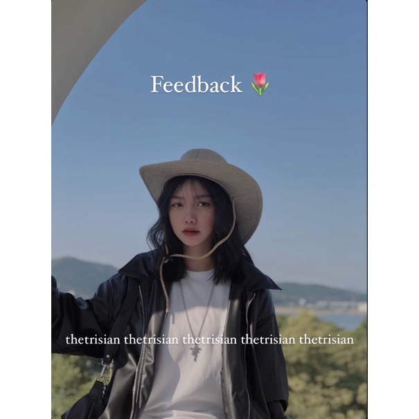 Áo khoác da đen phong cách high-teen  FEEDBACK KÈM Ở CUỐI