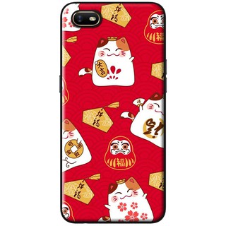 Ốp lưng OPPO A1K in hình Nhiều mèo phát tài