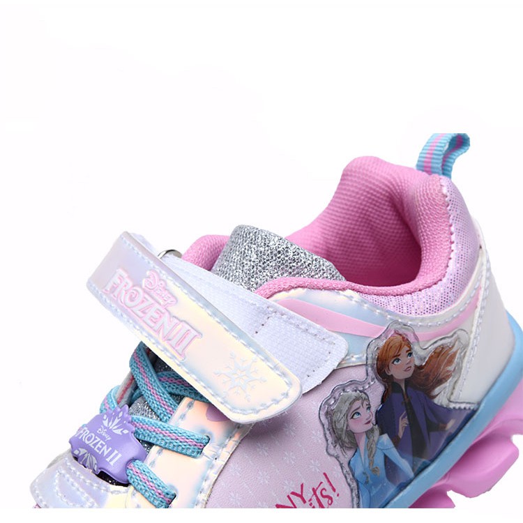 Giày phát sáng cho bé gái công chúa Elsa siêu nhẹ đi học, đi chơi