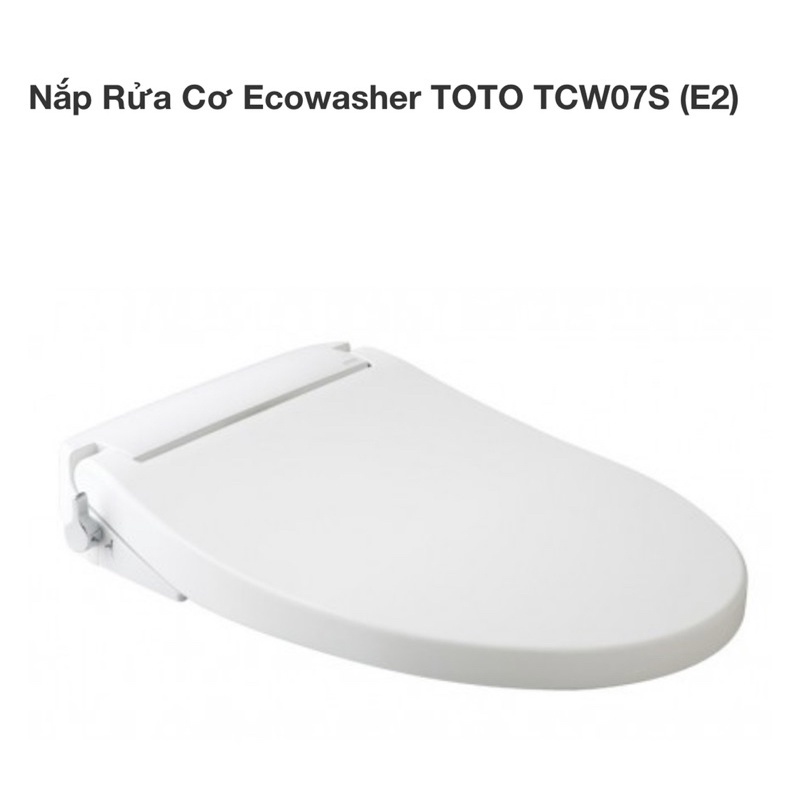Nắp bồn cầu thông minh cơ kèm vòi xịt tự rửa TOTO TCW07S chính hãng, vòi phun tự rửa gắn vừa tất cả các bồn cầu Toto