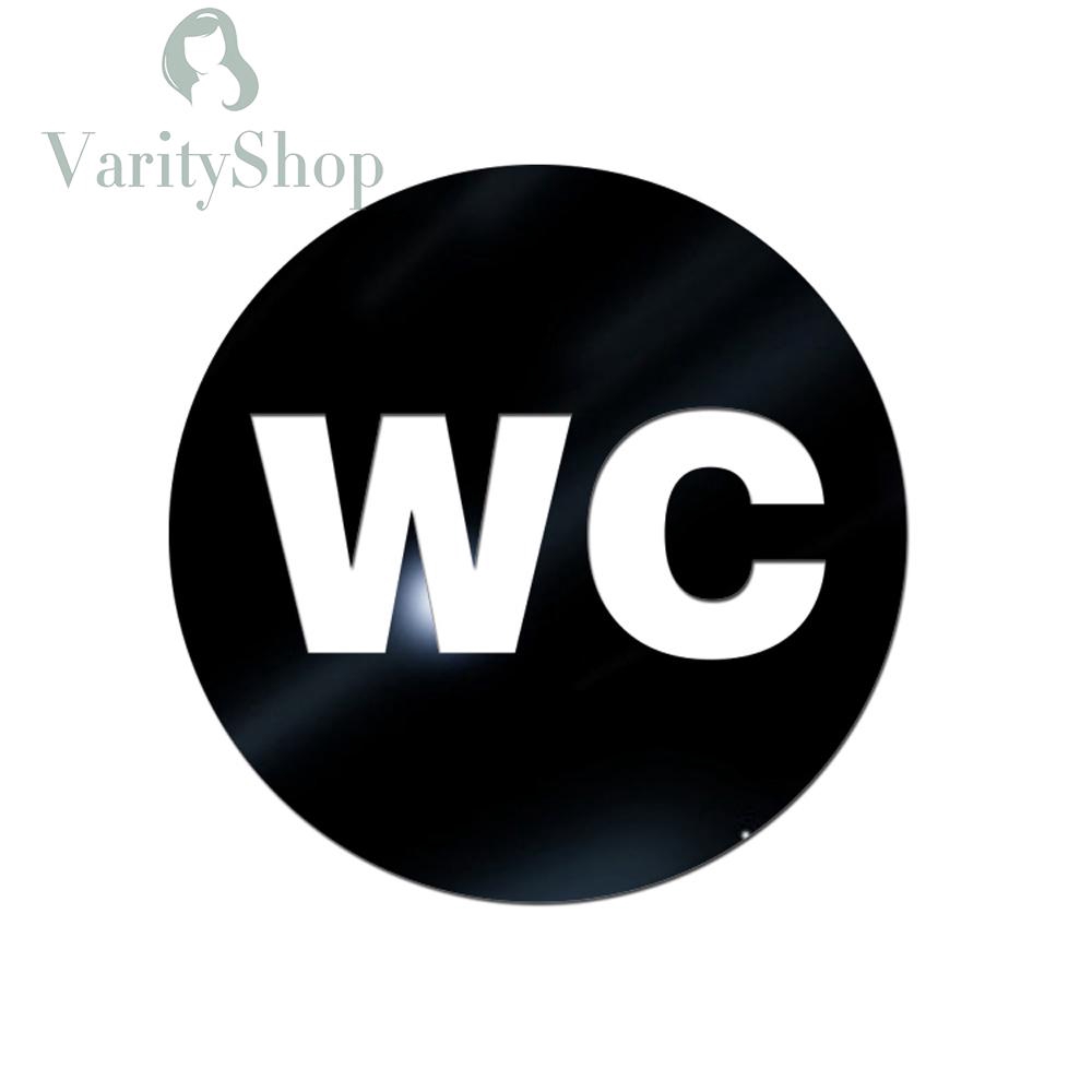 Sticker gương WC 12cm dán tường trang trí chuyên dụng