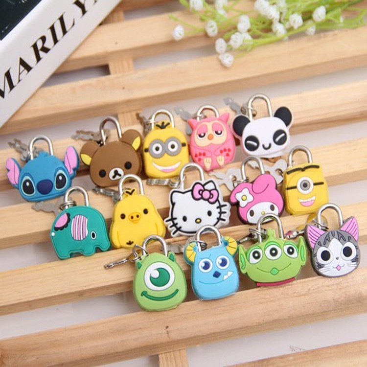 Đồ chơi Ổ khóa mini siêu nhỏ họa tiết hình thú đa dạng giao ngẫu nhiên - YUMY KIDS