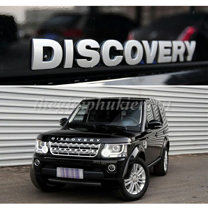 Logo chữ DISCOVERY 3D nổi dán trang trí Ô tô( hàng chất )