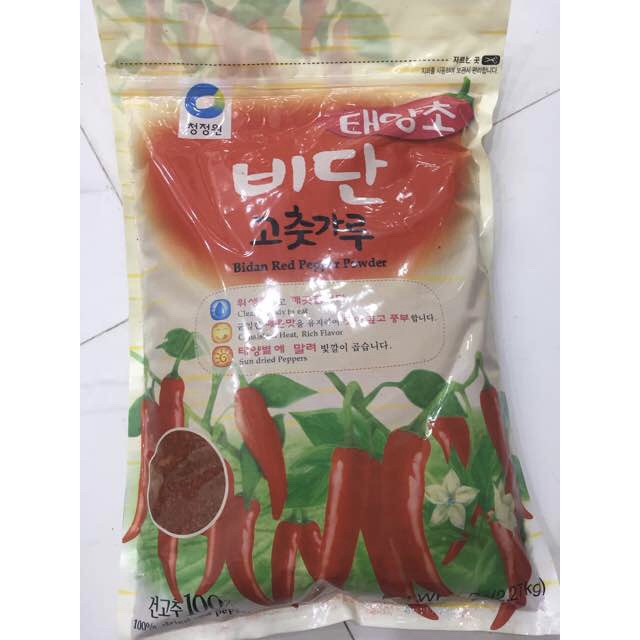 Ớt bột Hàn Quốc Bidan 2,27kg ( Ớt bột làm Kim Chi)