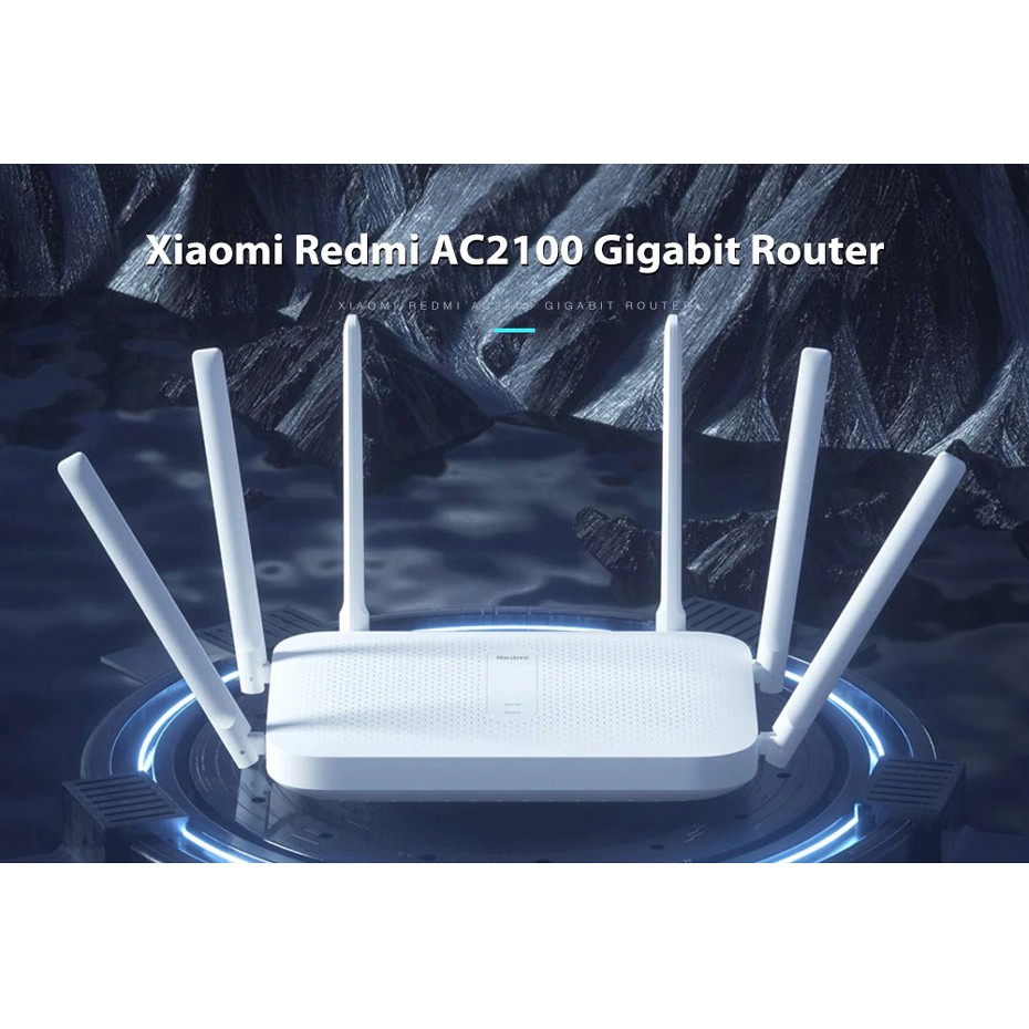 Bộ phát Wifi Router Xiaomi Redmi AC2100 hỗ trợ 128 thiết bị