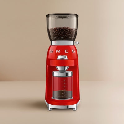 Máy Xay Hạt Cafe Smeg CGF01RDEU màu đỏ