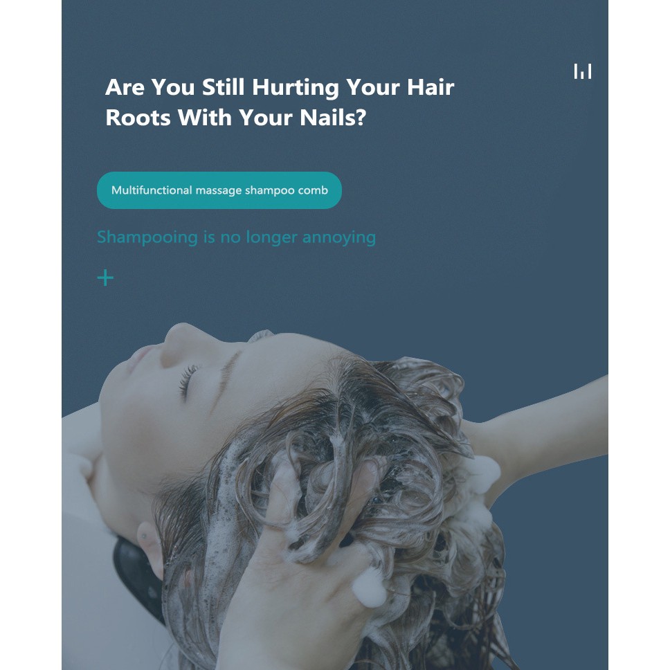 Bàn Chải Gội Đầu Bằng Silicon Mát Xa Chất Lượng Cao Tiện Dụng | BigBuy360 - bigbuy360.vn