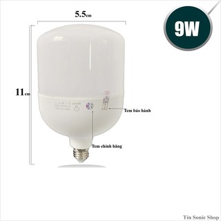 Bóng led trụ 9W tiết kiệm điện_siêu sáng TUVACO ║Mua nhiều giảm giá║