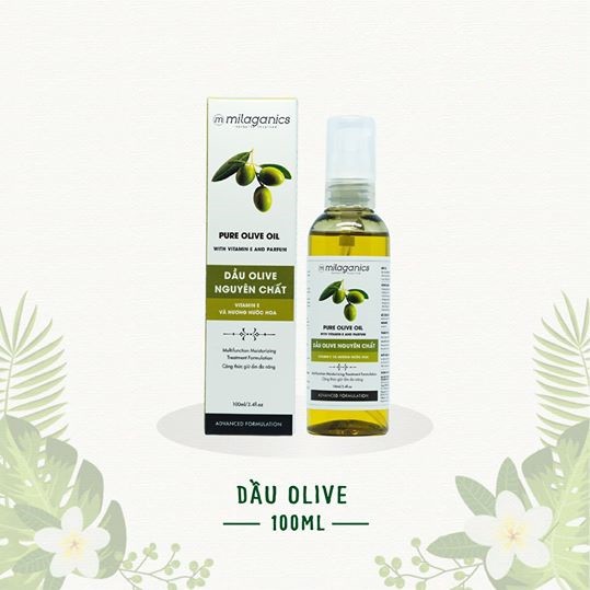 Dầu Olive Nguyên chất Vitamin E MILAGANICS 100ml - 1502624 | BigBuy360 - bigbuy360.vn