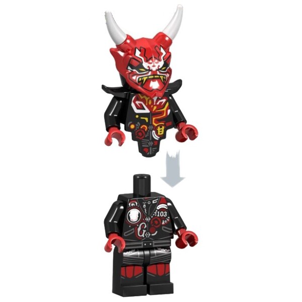 Đồ chơi lắp ráp nhân vật lego ninjago MrE,NADAKHAN 2 dạng biến thể