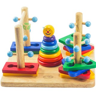 Đồ chơi gỗ - Đường luồn lý thú chính hãng Winwintoys 65072