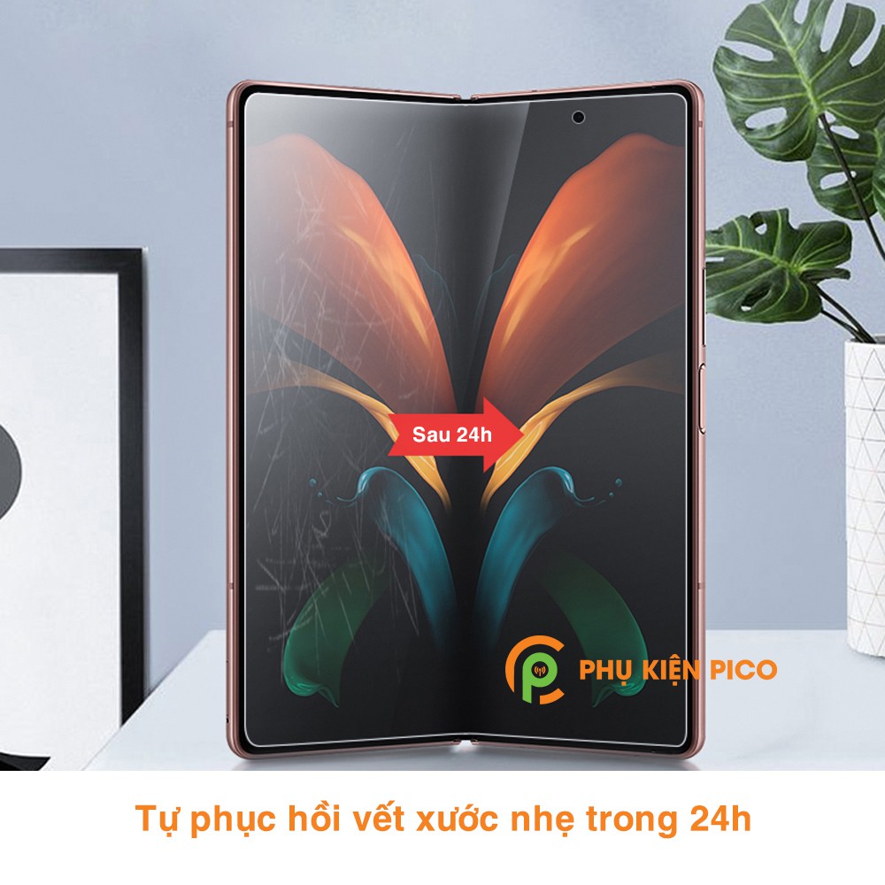 Dán màn hình chính Samsung Z Fold 2 full màn chống bám vân tay dẻo vân mờ - Dán dẻo Samsung Galaxy Z Fold 2