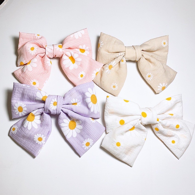 KẸP tóc nơ to phong cách Hàn quốc