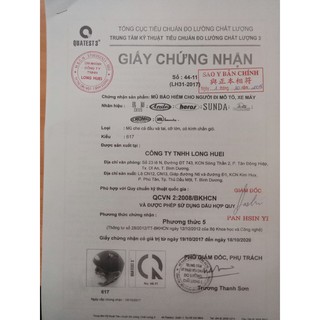 [NONTRUM_VN]Nón bảo hiểm Sunda 390