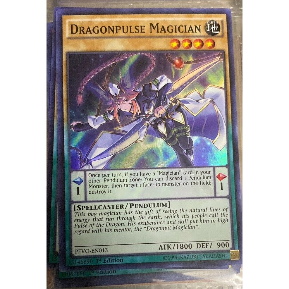 THẺ BÀI YUGIOH Pen Dragonpulse Magician - PEVO-EN013 - Super Rare