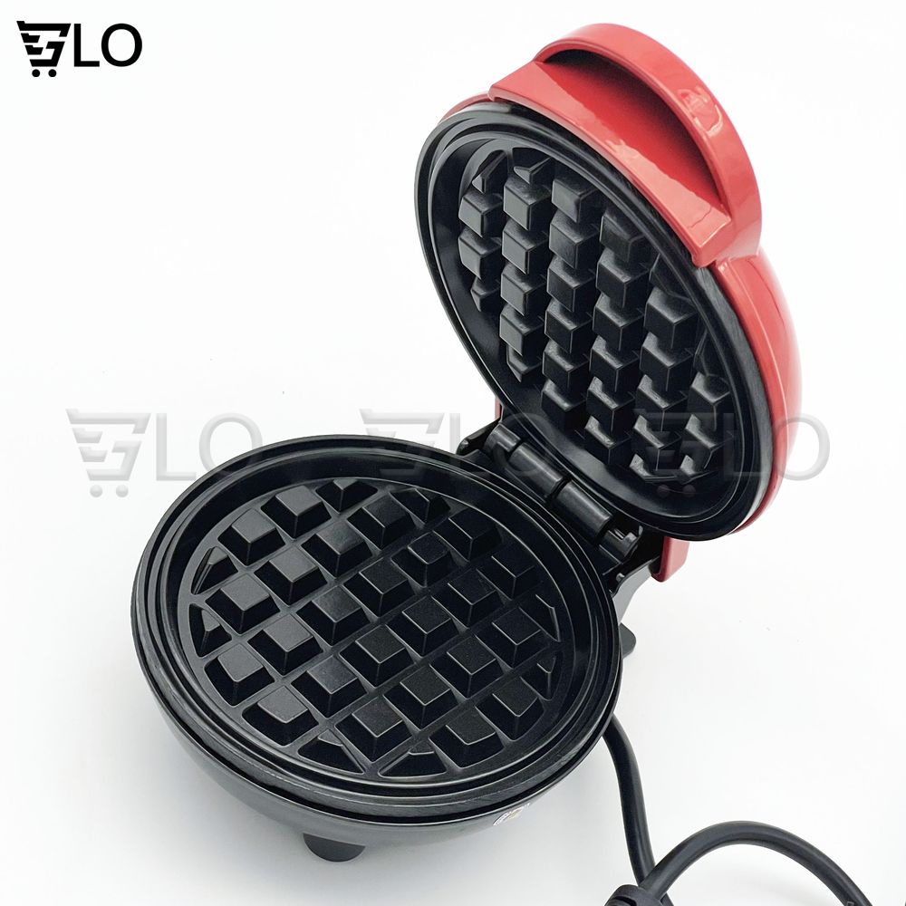 Máy Nướng Làm Bánh Quế Waffle Dash Màu Đỏ